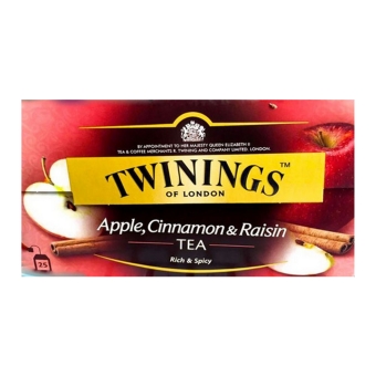 Twinings | Apple, Cinnamon & Raisin Thee | 25 stuks