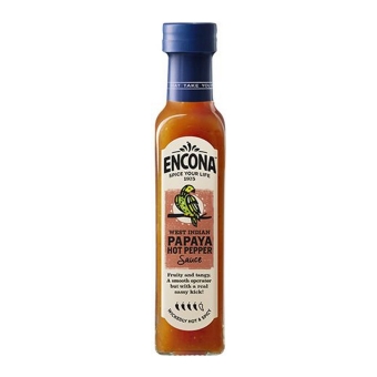 Encona | Hot Papaya Sauce | 6 x 142 ml