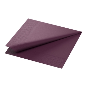 Duni | Soft Servetten Paars 33x33 | 125 stuks