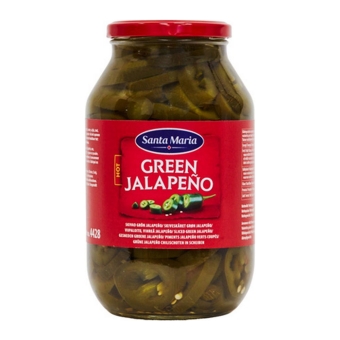 Santa Maria | Groene Jalapeno Schijfjes | 900 gram