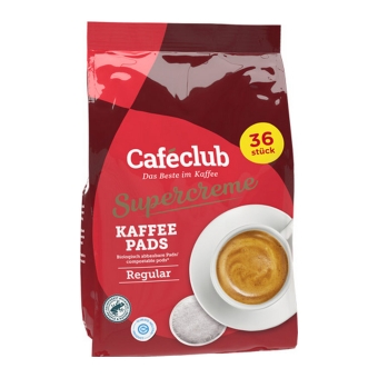 Cafeclub | Supercreme Koffiepads Regular | 36 pads