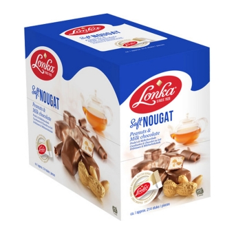 Lonka | Softnougat Pinda Choco | 214 x 12 gram