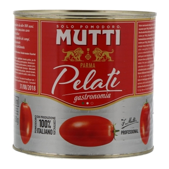 Mutti | Pelata Gepelde Tomaten Tomaten Saus | 2500 gram
