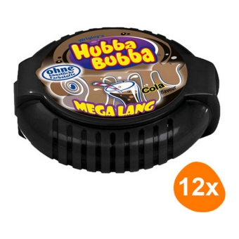 Wrigley's | Hubba Bubba Mega Long Cola | 12 stuks
