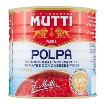 Mutti | Polpa (fijne Tomatenpulp) | 2500 gram