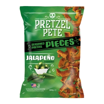 Pretzel Pete | Jalapeno Pieces | 160 gram