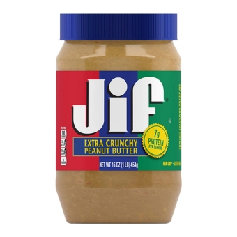 Jif | Extra Crunchy Peanut Butter | 454 gram