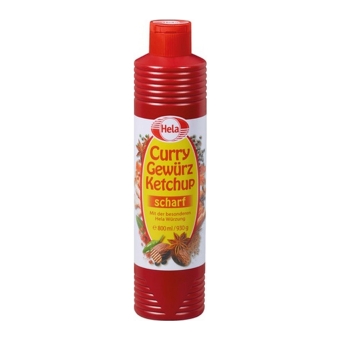 Hela | Curry Gewürzketchup Scharf | 800 ml