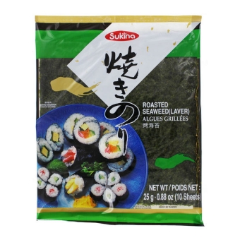 Sukina | Seaweed Yaki Sushi Nori White | 50 x 25 gram