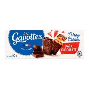 Gavottes | Crêpe Dentelle Pure Chocolade Doos | 18 x 90 gram