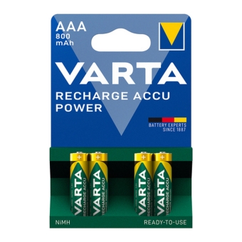 Varta | Batterij | HR03 oplaadbaar | 4 stuks