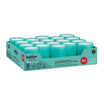 Bolsius | Relight 30 Uur Aqua | 4 x 18 stuks