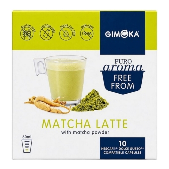 Gimoka | Dolce Gusto Ginseng Matcha Latte | 3 x 10 cups