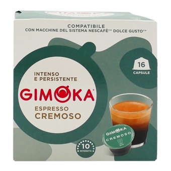 Gimoka | Dolce Gusto Espresso Cremoso Cups | 3 x 112 gram