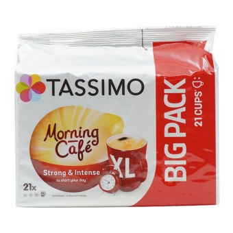 Jacobs | Tassimo Xl Morning Cafe Strong | 5 x 21 cups