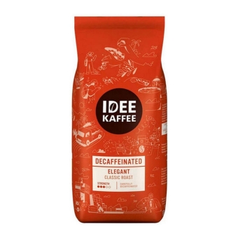 Idee Kaffee | Idee Kaffe Decaffeinated Elegant Bonen | 4 x 1000 gram