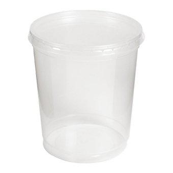 Soeppot met deksel | 1000 ml | 10 x 25 stuks