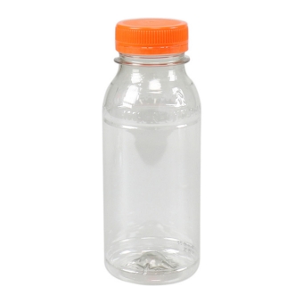 Petfles Transparant met Oranje Dop | 250 cc | 210 stuks