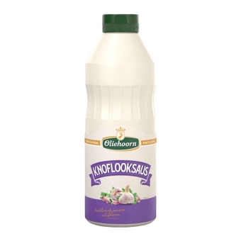 Oliehoorn | Knoflooksaus | Fles 6 x 900 ml
