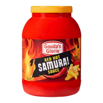 Gouda's Glorie | Red Hot Samurai Sauce | 3 liter