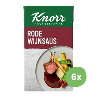 Knorr | Garde d'Or | Rode Wijnsaus | 6 x 1 liter