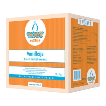 Njoy | Vanilleijs Mix | 12 x 1 kg