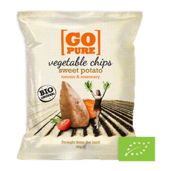 Go Pure | Vegetable Chips Sweet Potato Groot Bio | 6 x 80 gram
