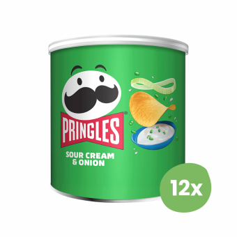 Pringles | Sour Cream & Onion | 12 stuks