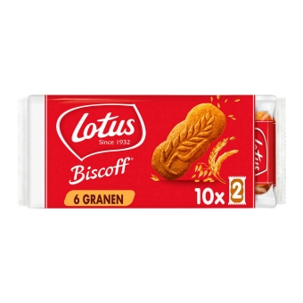 Lotus Biscoff | Speculoos 6 Granen | 10 x 10 x 2 stuks