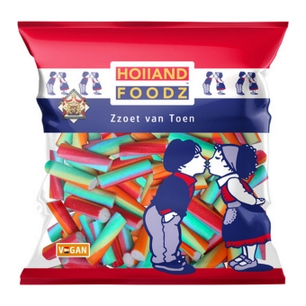 Holland Foodz | Regenboogstokjes | 6 x 500 gram