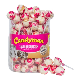 Candyman | Salmiakknotsen | 60 lollies