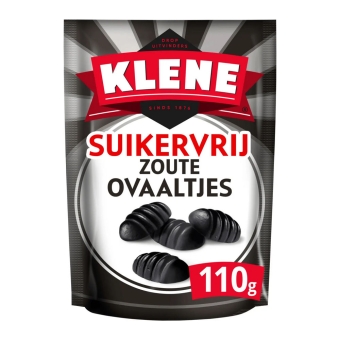 Klene | Zoute Ovaaltjes | Suikervrij | 12 x 110 gram