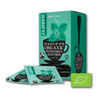 Clipper | Fairtrade Infusion Peppermint Bio | 6 x 25 stuks