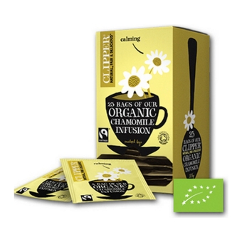 Clipper | Fairtrade Infusion Chamomile Bio | 6 x 25 stuks