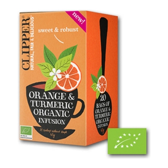Clipper | Orange Turmeric Bio | 4 x 20 stuks