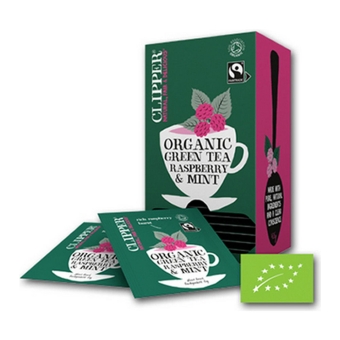 Clipper | Green Tea Raspberry Mint Bio | 6 x 25 stuks