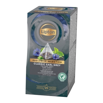 Lipton Tea | Exclusive Selection | Earl Grey | Doos 6 x 25 stuks