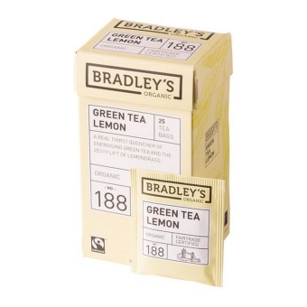 Bradley's | Organic | Green Tea Lemon n.188 | 100 x 2 gram