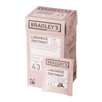 Bradley's | Organic Black Tea Liquorice | 4 x 25 x 2 gram