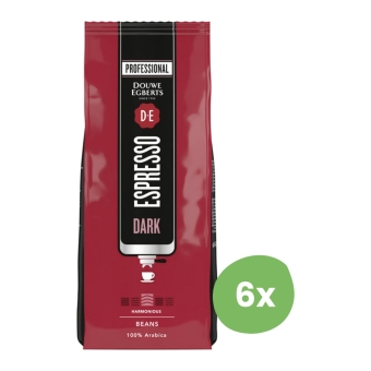 Douwe Egberts | Espresso Dark Roast | Pak 6 x 1 kg