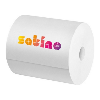Satino by Wepa | HiLine Industrierol Wit 2-laags 525m | 2 stuks