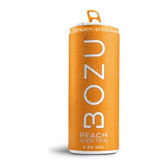 Bozu | Hard Iced Tea Peach | Blik | 12 x 25 cl