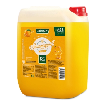 Slimpie | Siroop Sinaasappel | 5 liter