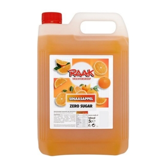 Raak | Siroop | Zero | Sinaasappel | 5 liter