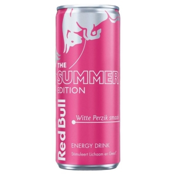 Red Bull | Summer Witte Perzik | Blik | 12 x 250 ml