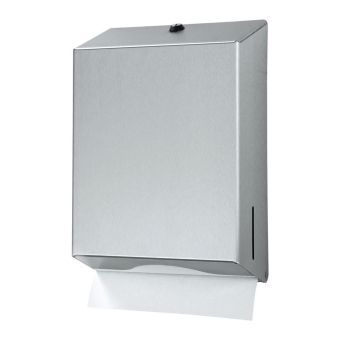 Euro Select | Vouwhanddoekdispenser | Universeel | RVS mat