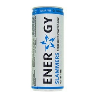 Slammers Light Energydrink | Blik 24 x 250 ml