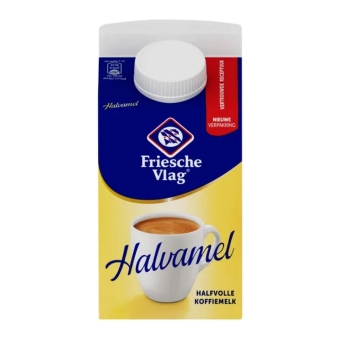 Friesche Vlag | Halvamel | Pak 18 x 455 ml