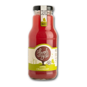 's Lands Beste | Appel/Cranberry Bio | Fles | 12 x 250 ml