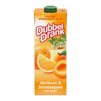 Dubbeldrank | Sinaasappel Abrikoos | 8 x 1 liter